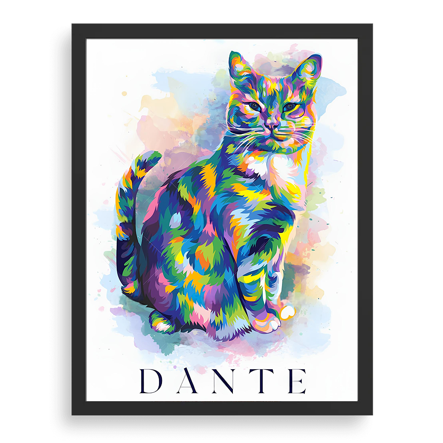 Custom Pet Portrait - Pop Art Style