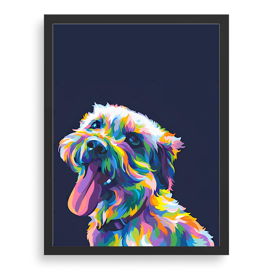 Custom Pet Portrait - Pop Art Style