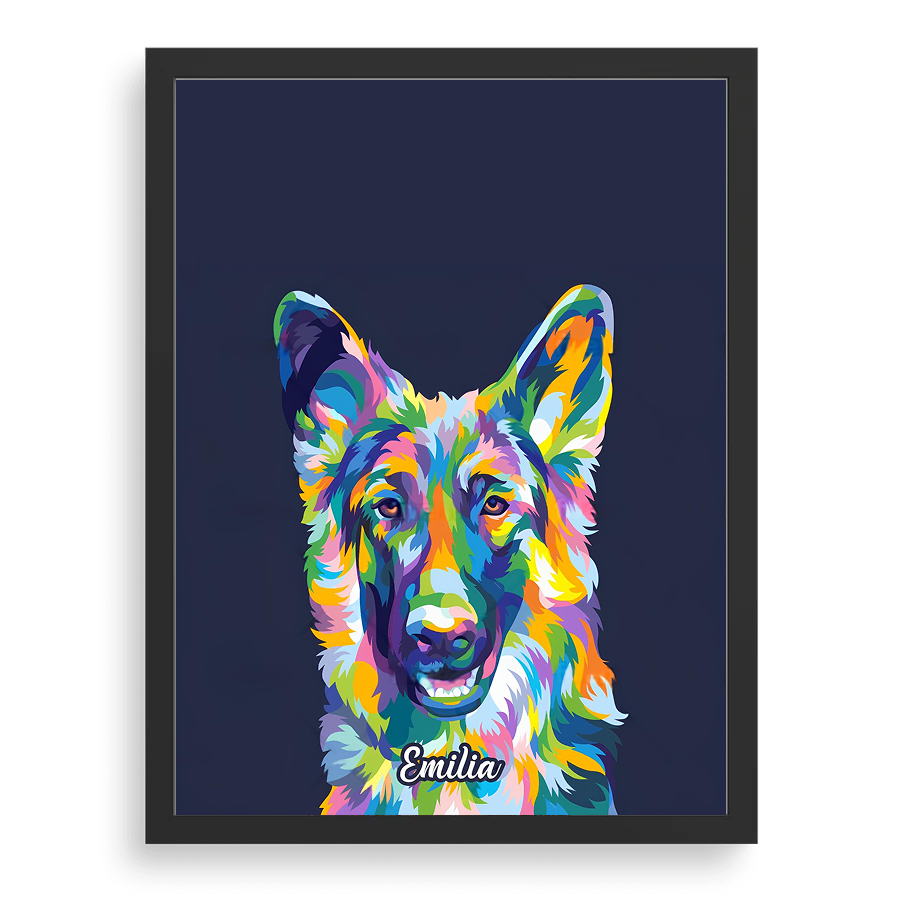 Custom Pet Portrait - Pop Art Style