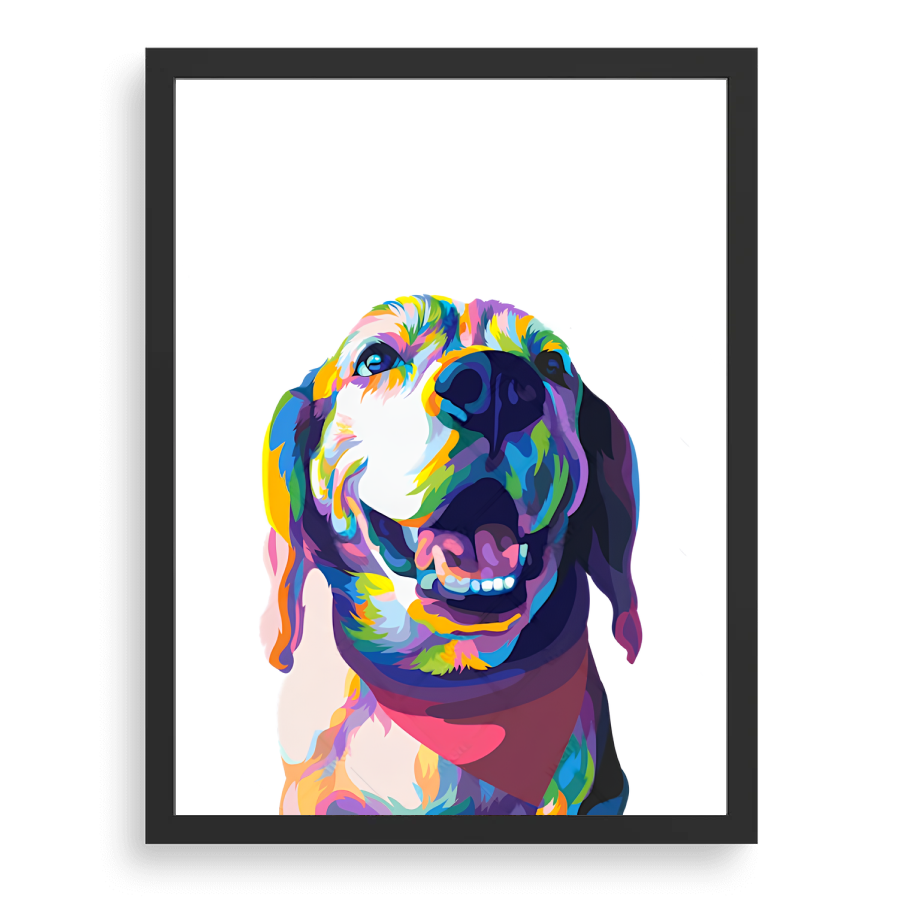 Custom Pet Portrait - Pop Art Style