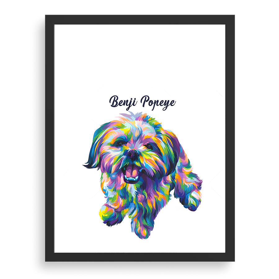 Custom Pet Portrait - Pop Art Style