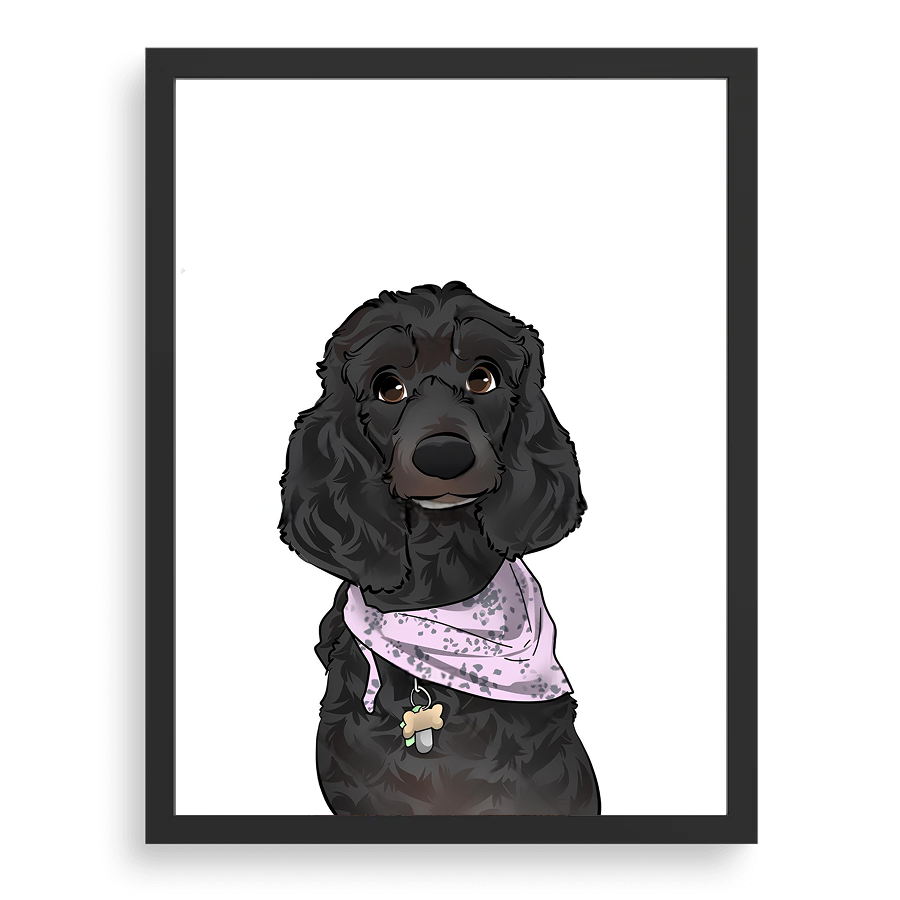 Custom Pet Portrait - Disney Art Style