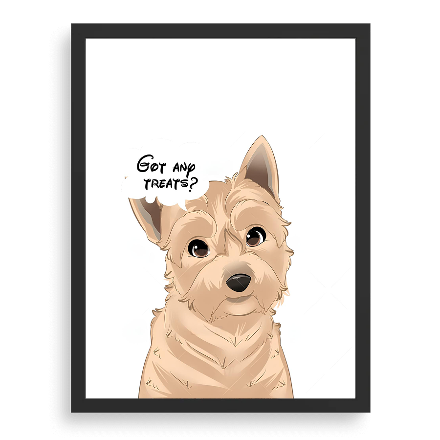 Custom Pet Portrait - Disney Art Style