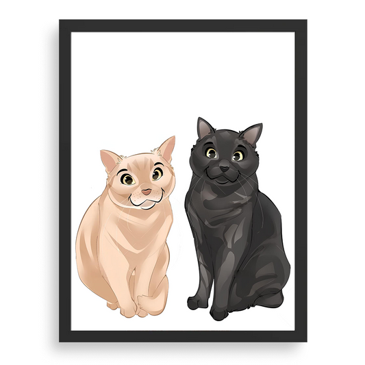 Custom Pet Portrait - Disney Art Style
