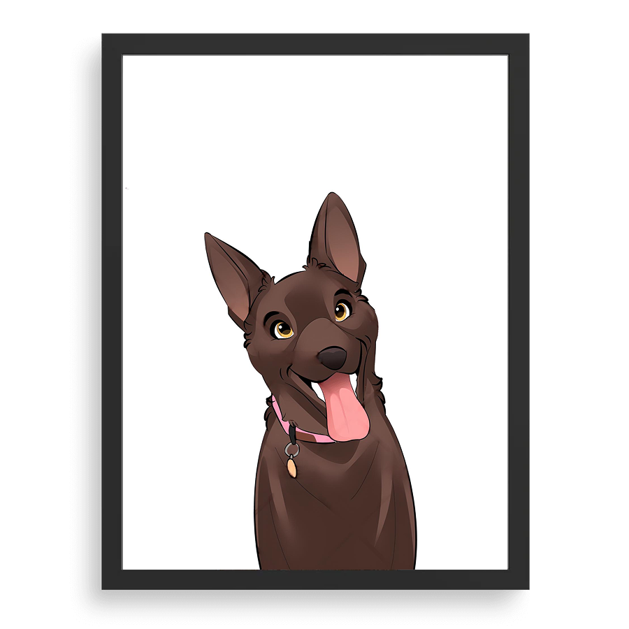 Custom Pet Portrait - Disney Art Style