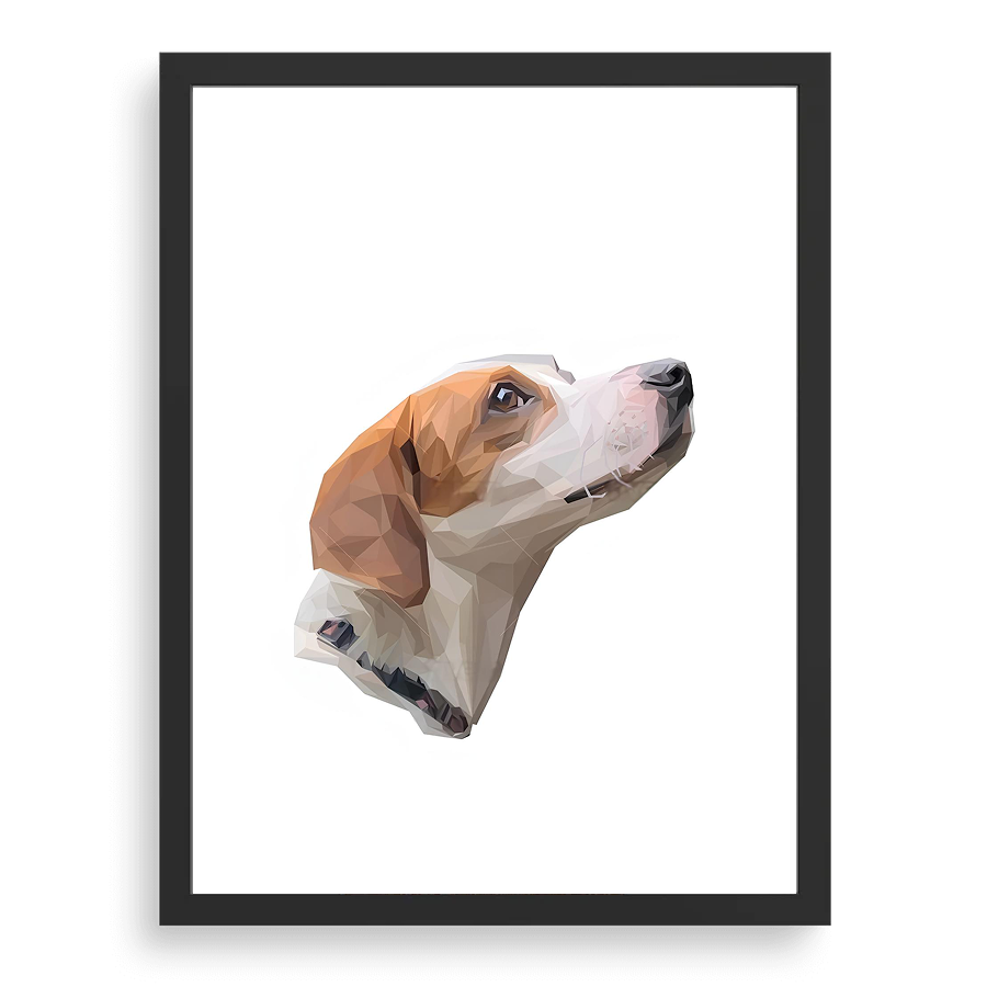 Custom Pet Portrait - LowPoly Art Style