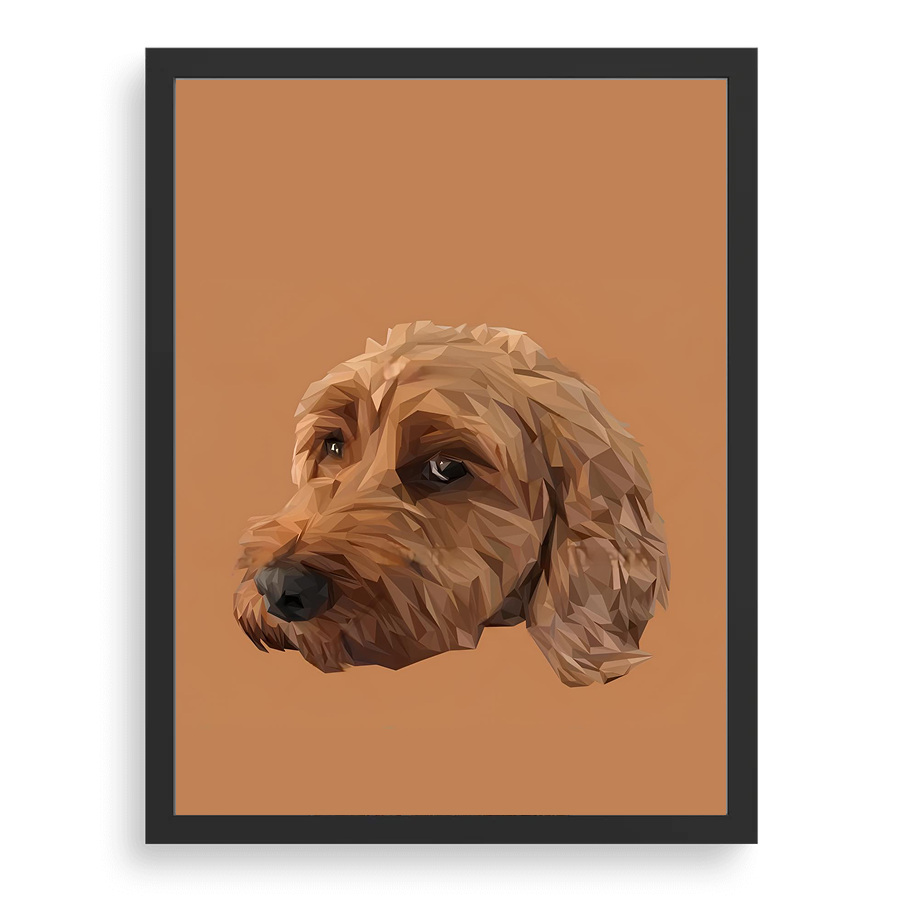 Custom Pet Portrait - LowPoly Art Style