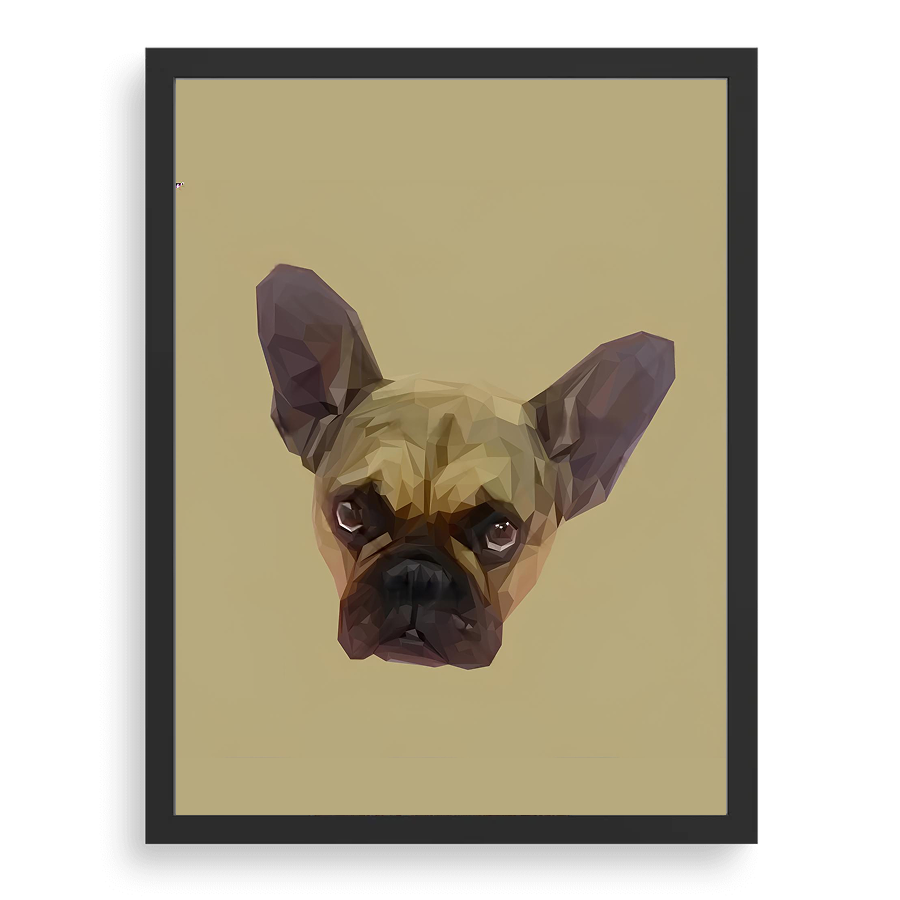 Custom Pet Portrait - LowPoly Art Style