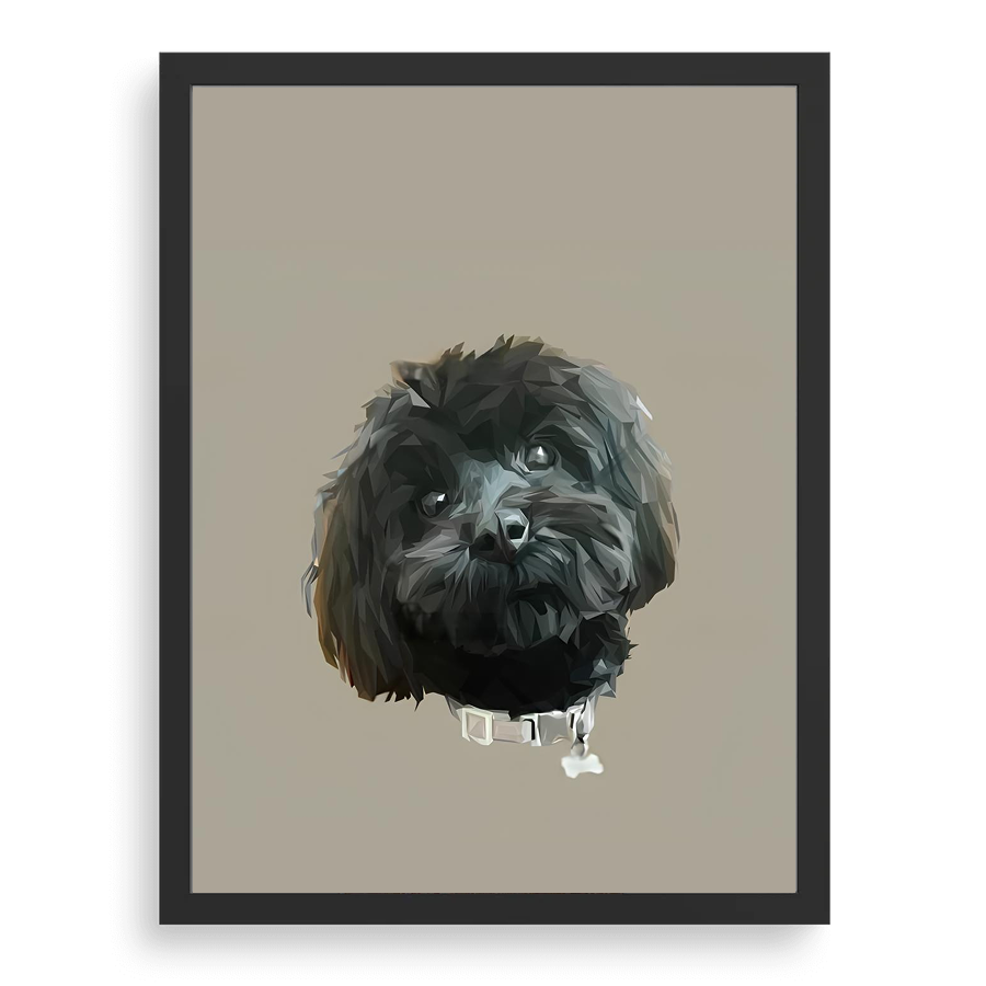 Custom Pet Portrait - LowPoly Art Style