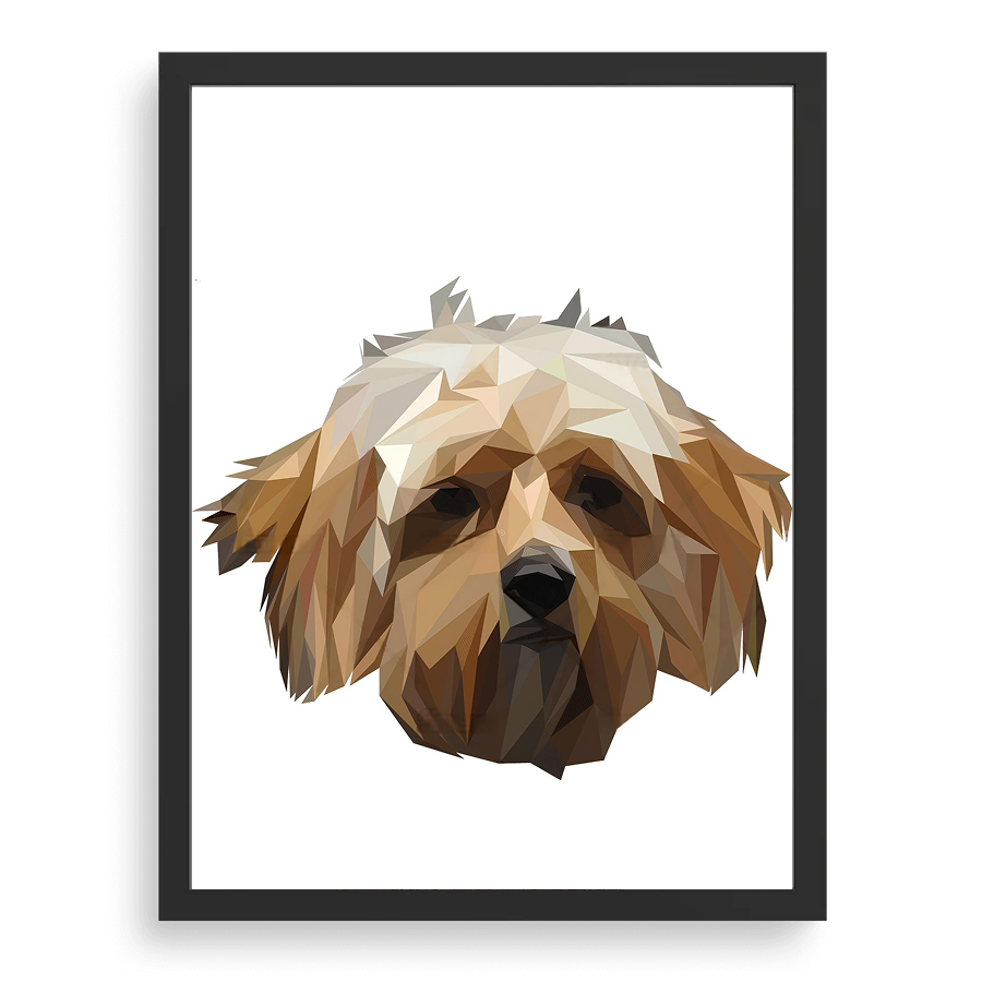 Custom Pet Portrait - LowPoly Art Style