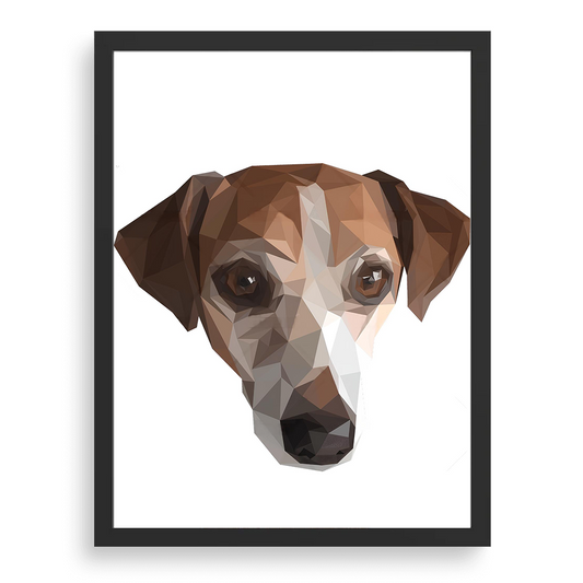 Custom Pet Portrait - LowPoly Art Style