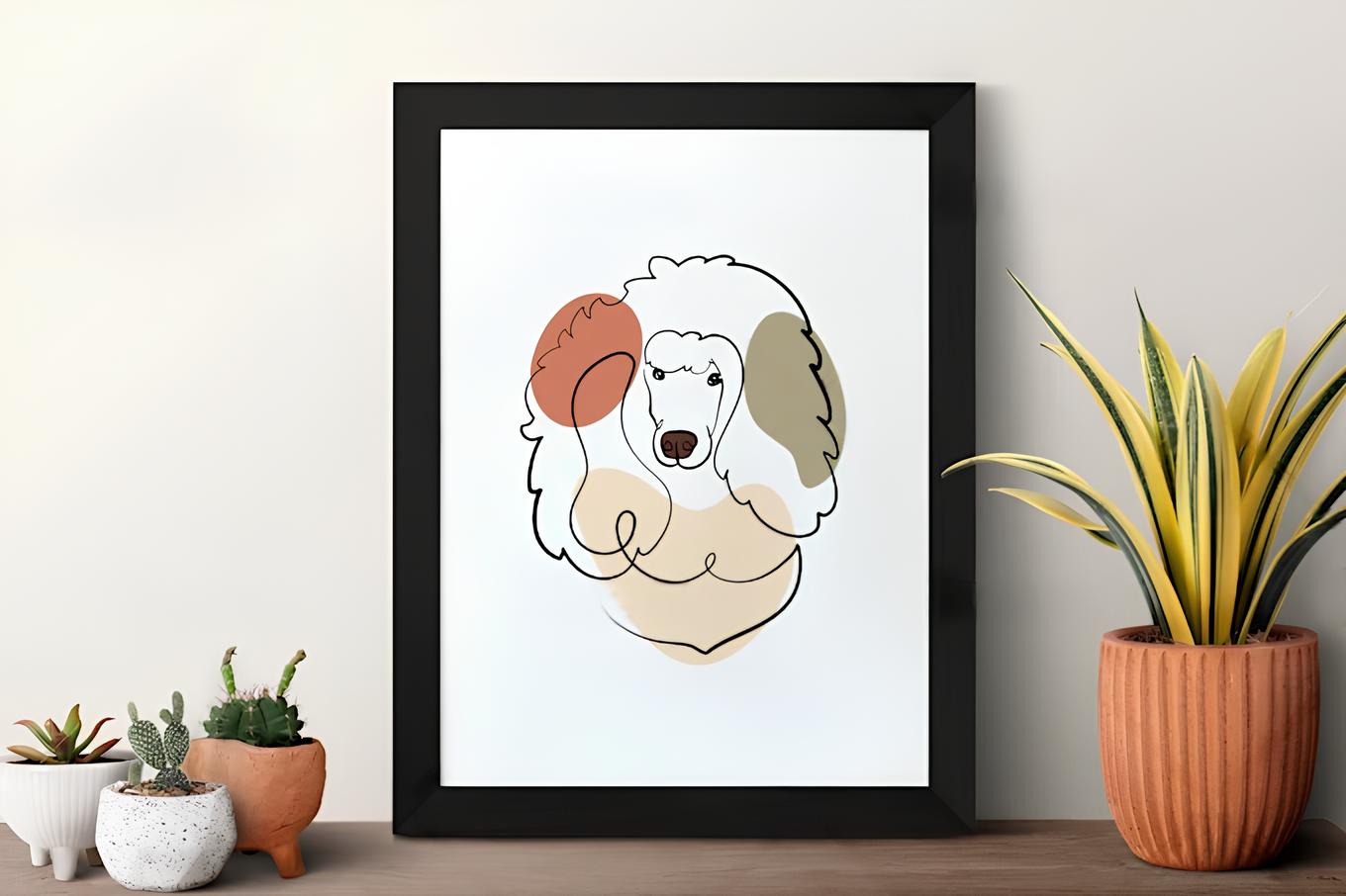 Custom Pet Portrait - Line Art Style